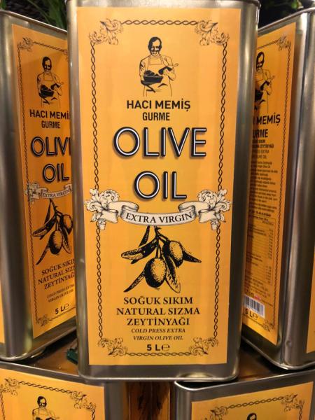 YENİ HASAT SOĞUK SIKIM NATUREL SIZMA ZEYTİNYAĞI 5LT