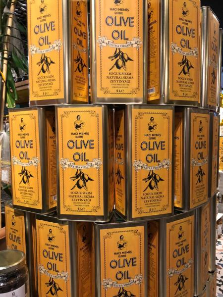 YENİ HASAT SOĞUK SIKIM NATUREL SIZMA ZEYTİNYAĞI 5LT