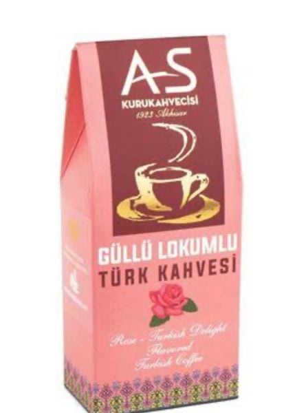 AS GÜLLÜ LOKUMLU TÜRK KAHVESİ 100GR